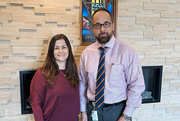 Tracy Potts with Dr. Swindle