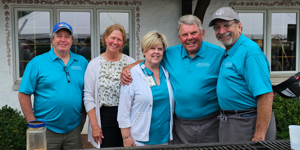 Legacy Sponsor Hans Lenzlinger with friends and Foundation staff 