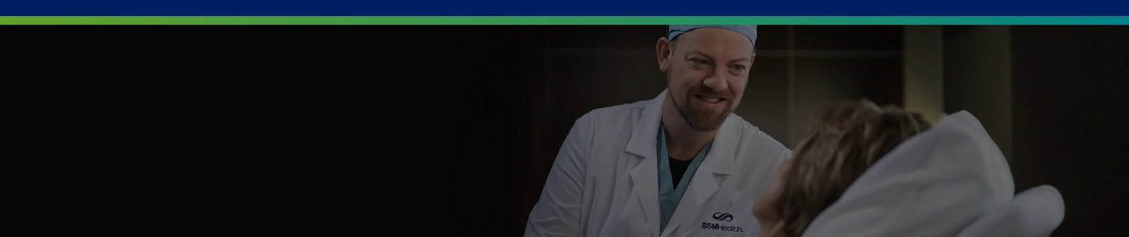doctor visiting a patient lying in bed